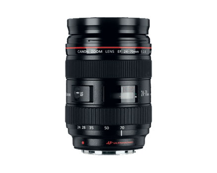 Objectif CANON EF 24-70mm F/2.8L, en location